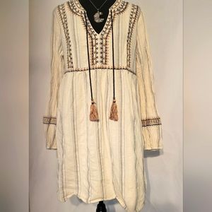 Knox Rose Tunic Boho Dress Size Large